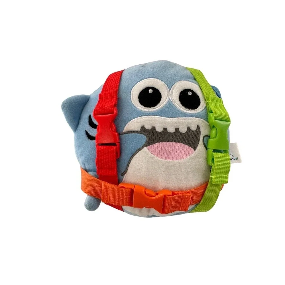 Baby Shark Sensory Buckle Toy Toddlers‎ By White Dolphin Plush Numbers Buckle